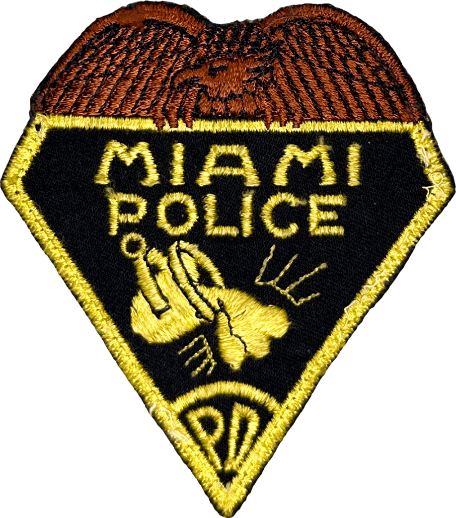 An image of a patch from Miami Police