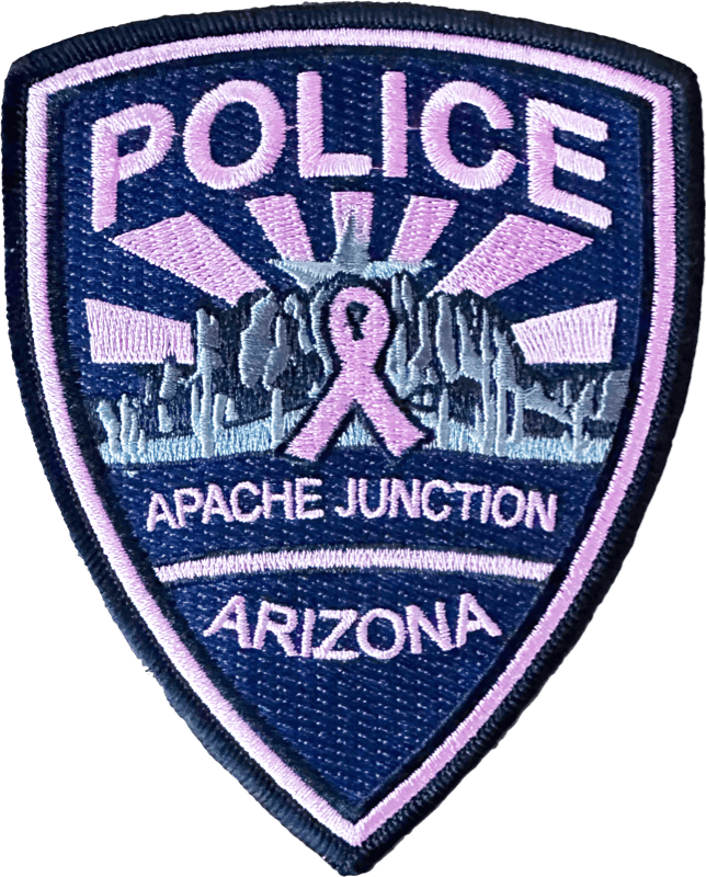 An image of a patch from Apache Junction Police