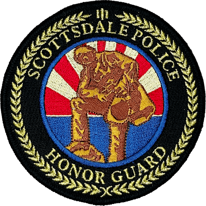 An image of a patch from Scottsdale Police