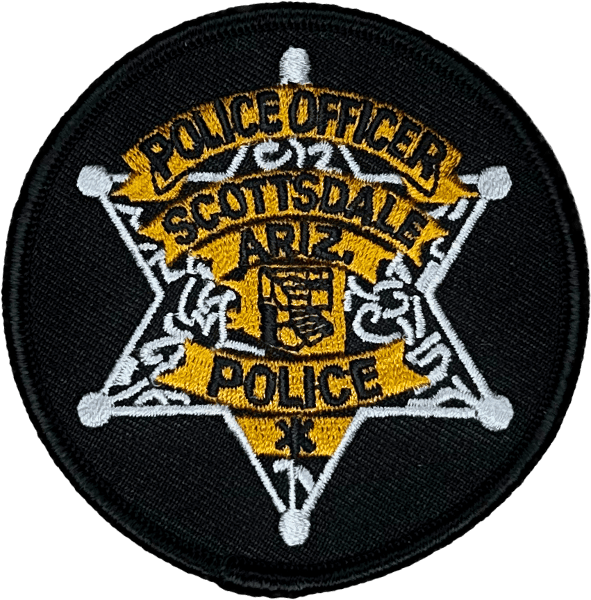 An image of a patch from Scottsdale Police