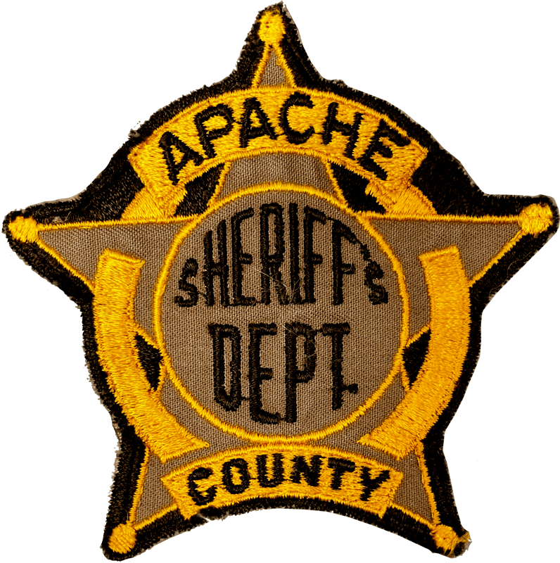 An image of a patch from Apache County Sheriff