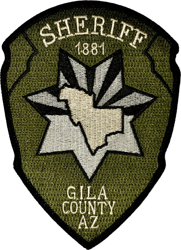 An image of a patch from Gila County Sheriff