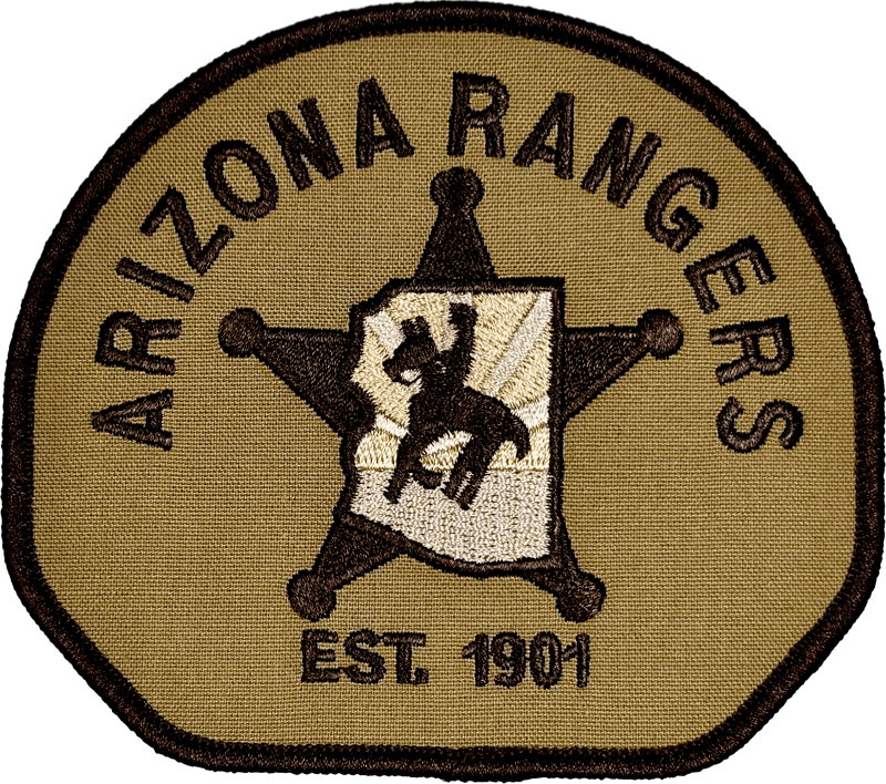 An image of a patch from Arizona Rangers