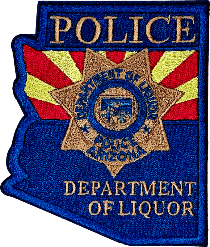 An image of a patch from Arizona Department of Liquor