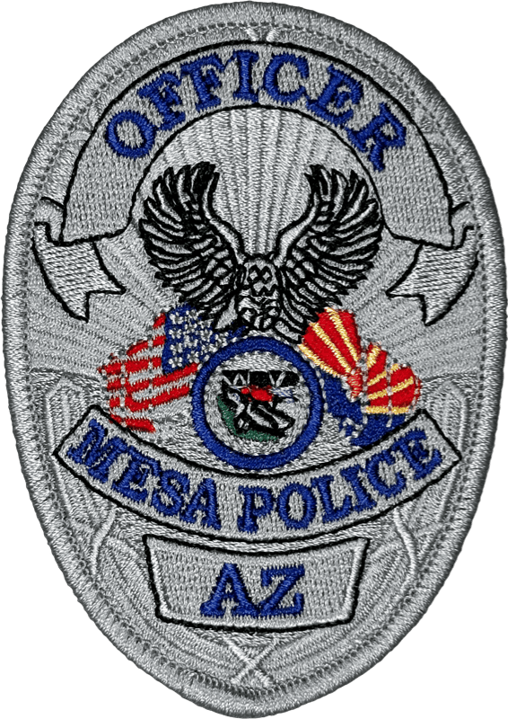 An image of a patch from Mesa Police