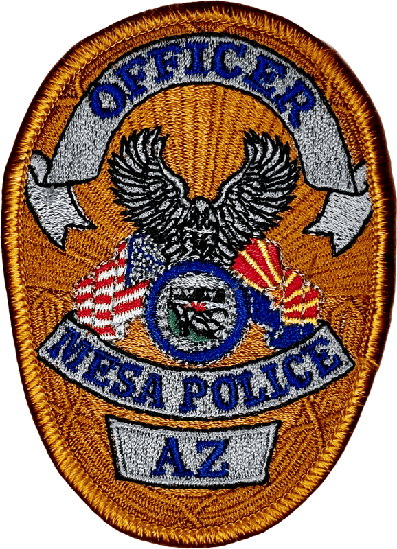 An image of a patch from Mesa Police