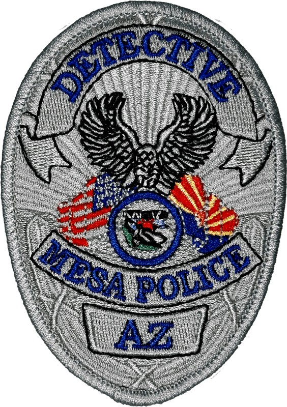 An image of a patch from Mesa Police