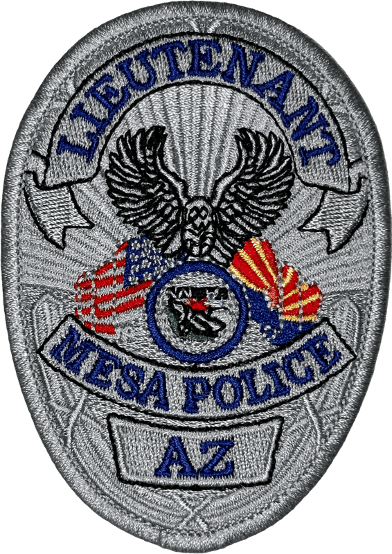 An image of a patch from Mesa Police