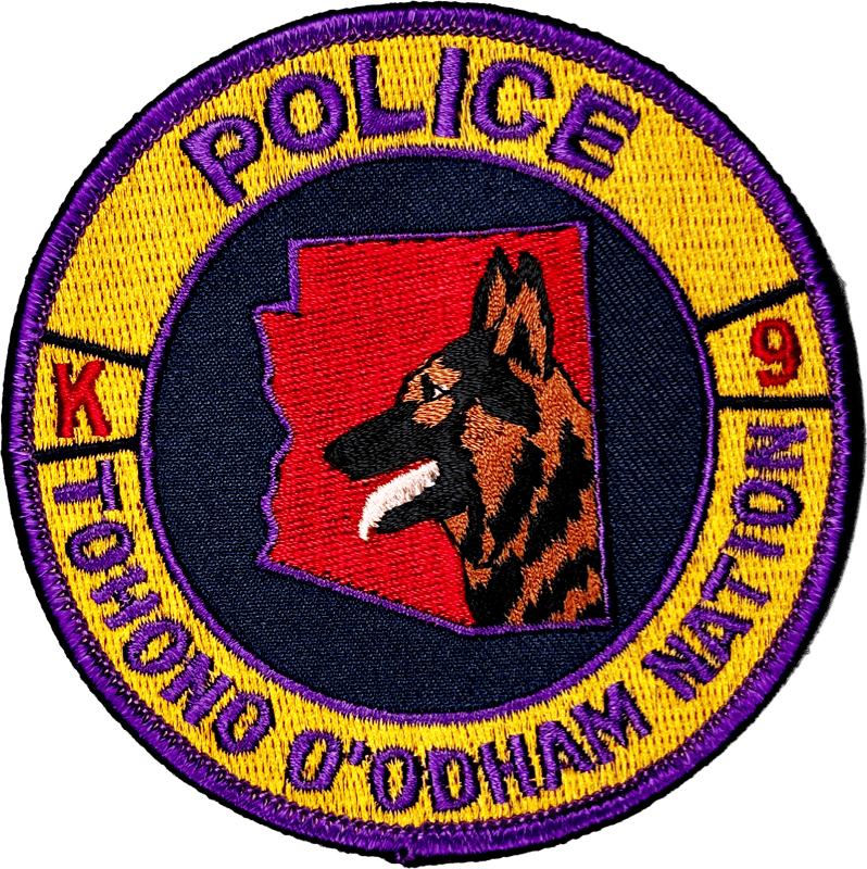 An image of a patch from Tohono O'odham (Papago) Police