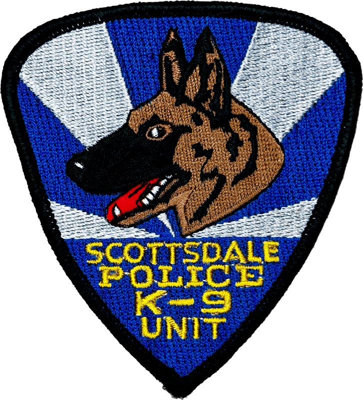 An image of a patch from Scottsdale Police