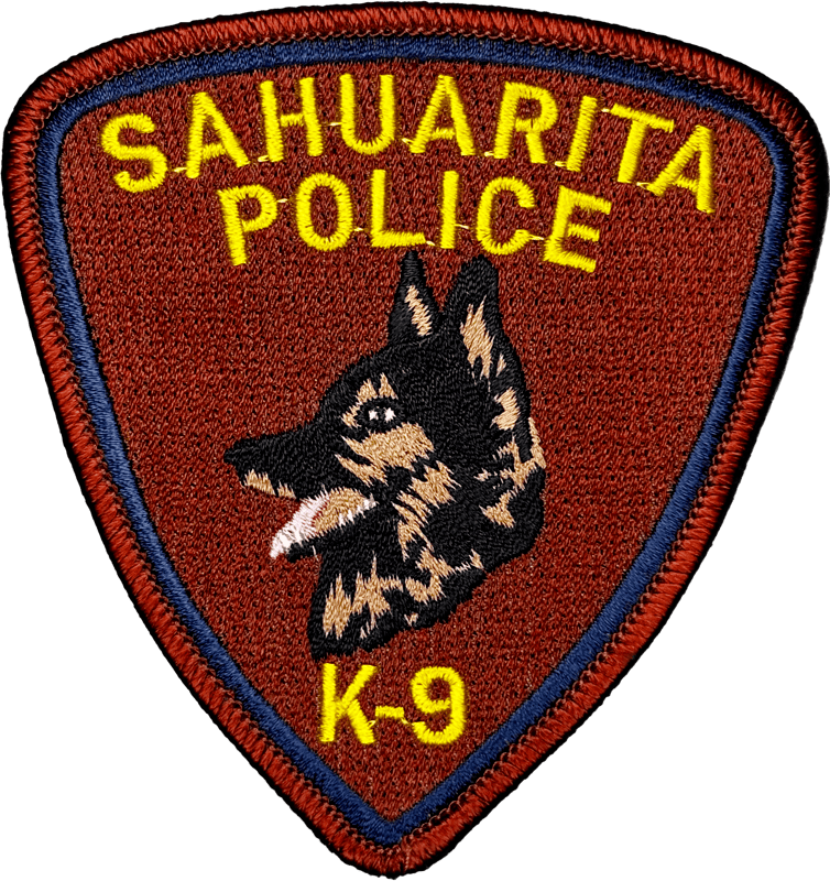 An image of a patch from Sahuarita Police