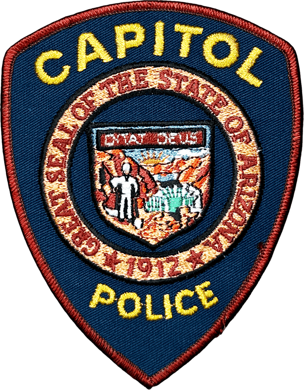 An image of a patch from Arizona State Capitol Police