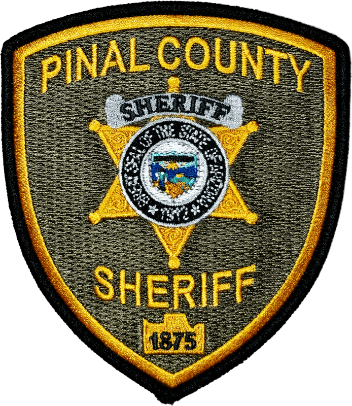 An image of a patch from Pinal County Sheriff