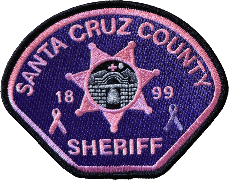 An image of a patch from Santa Cruz County Sheriff