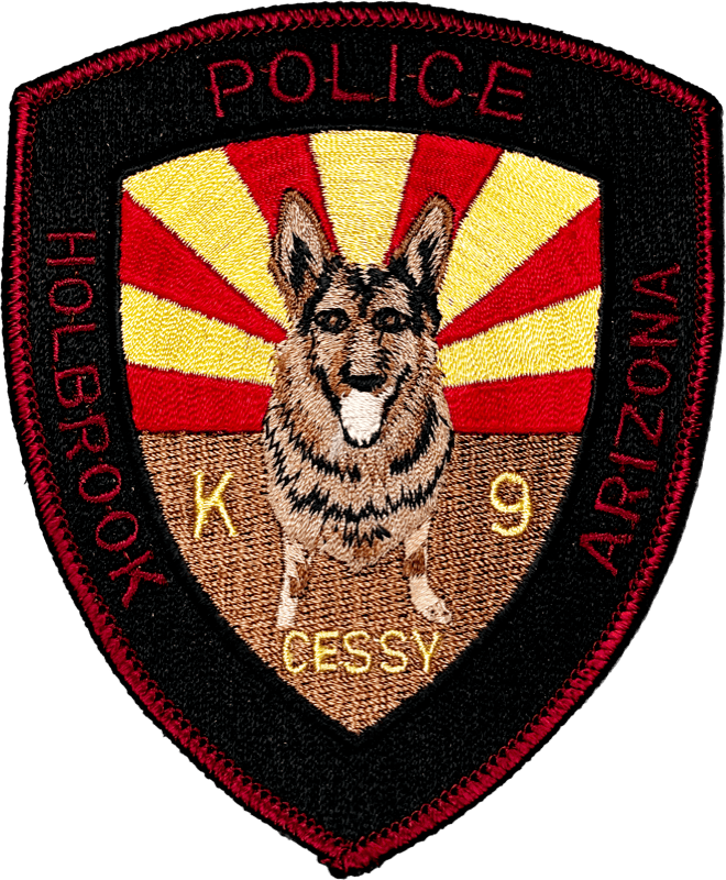 An image of a patch from Holbrook Police