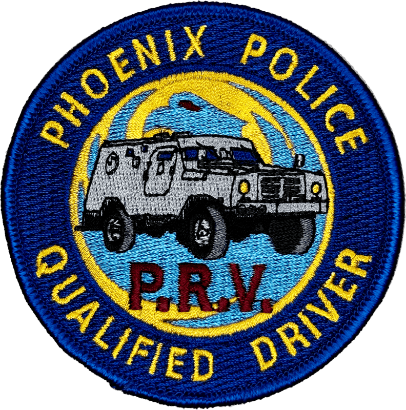 An image of a patch from Phoenix Police