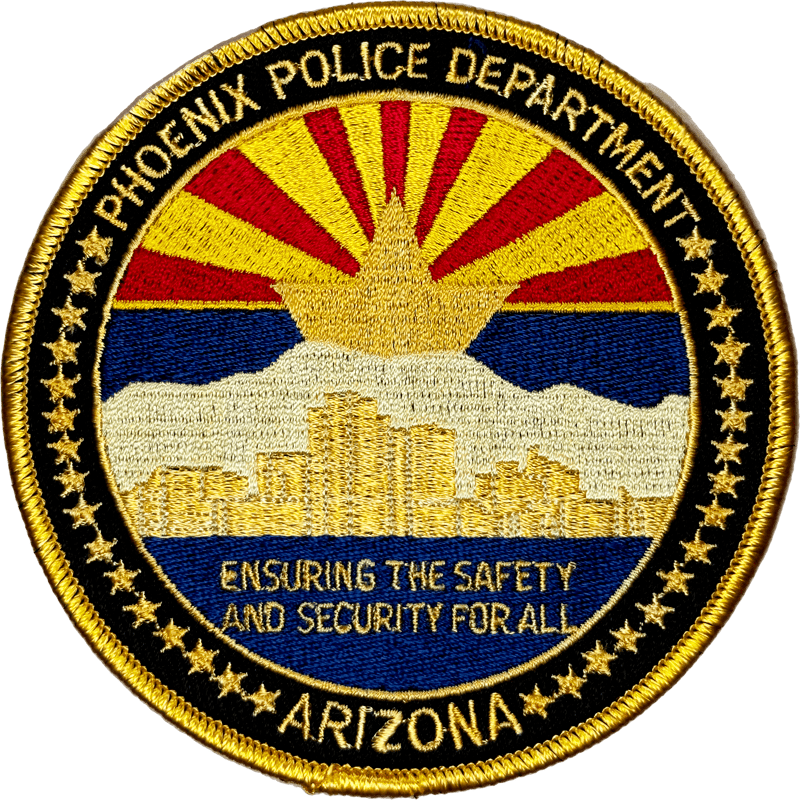 An image of a patch from Phoenix Police