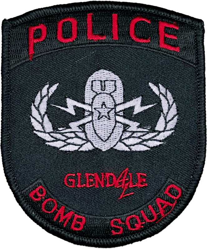 An image of a patch from Glendale Police