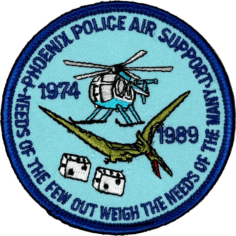 An image of a patch from Phoenix Police