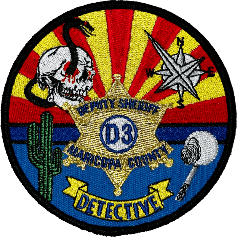 An image of a patch from Maricopa County Sheriff (MCSO)