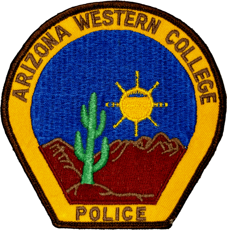 An image of a patch from Arizona Western College Police