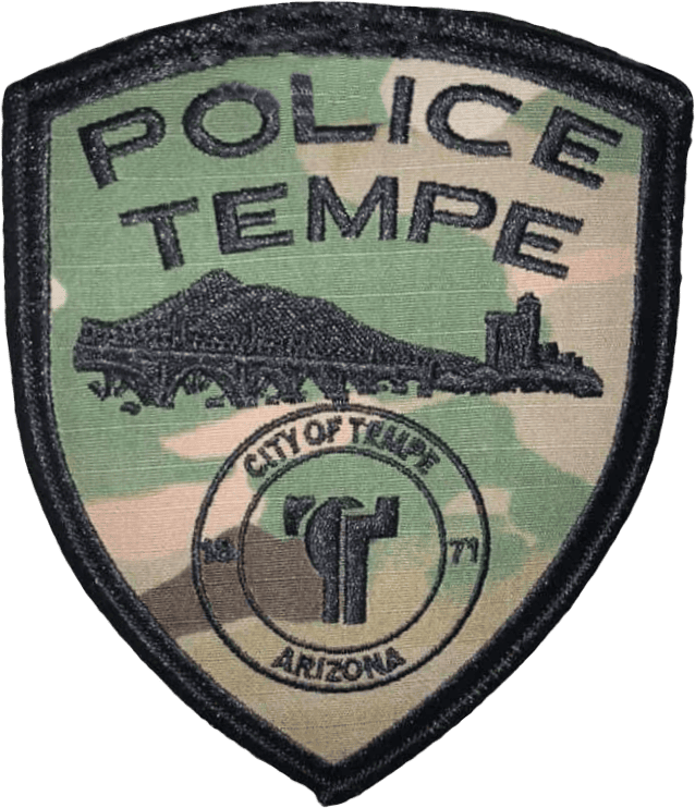 An image of a patch from Tempe Police