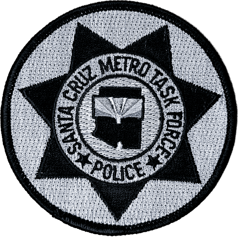 An image of a patch from Santa Cruz County Sheriff