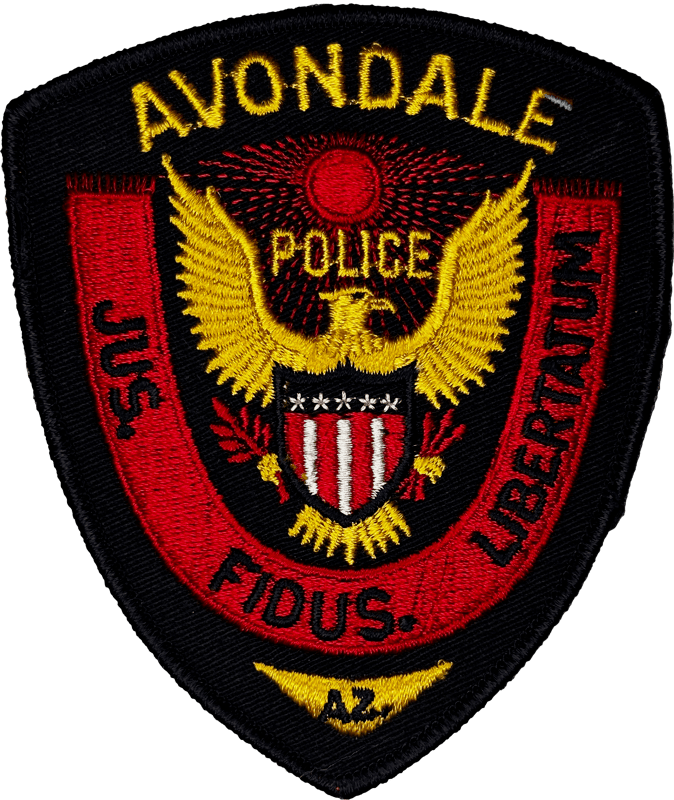 An image of a patch from Avondale Police