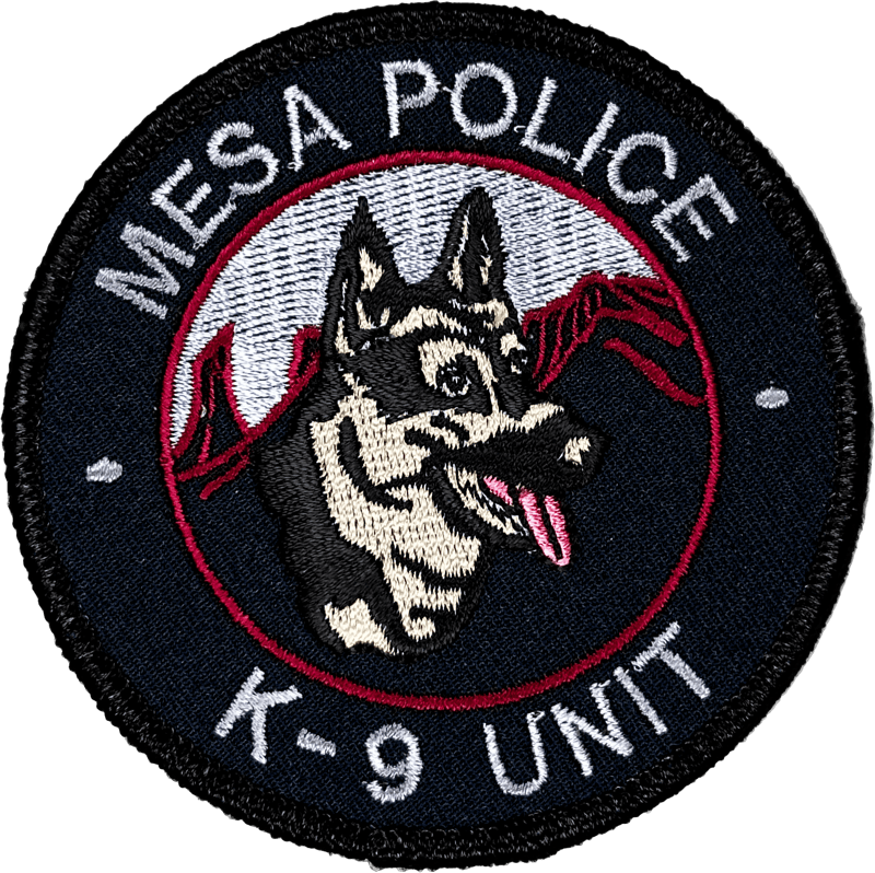 An image of a patch from Mesa Police