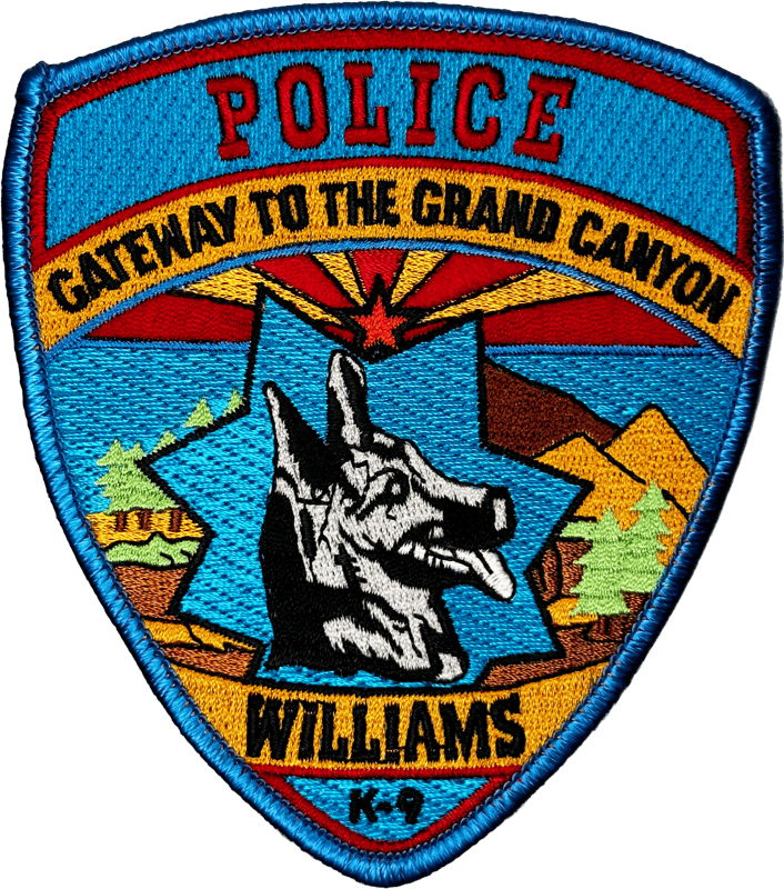 An image of a patch from Williams Police