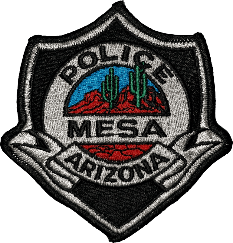 An image of a patch from Mesa Police