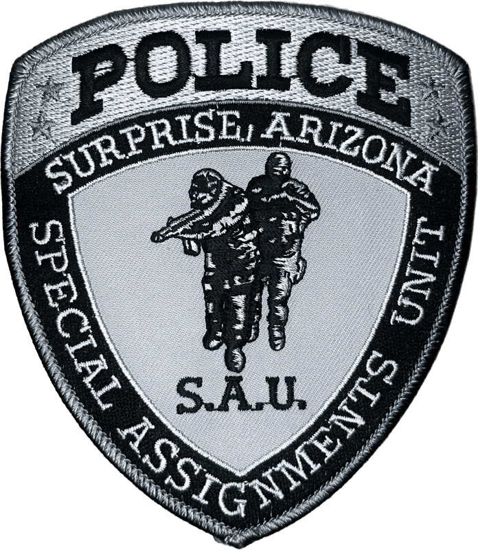 An image of a patch from Surprise Police