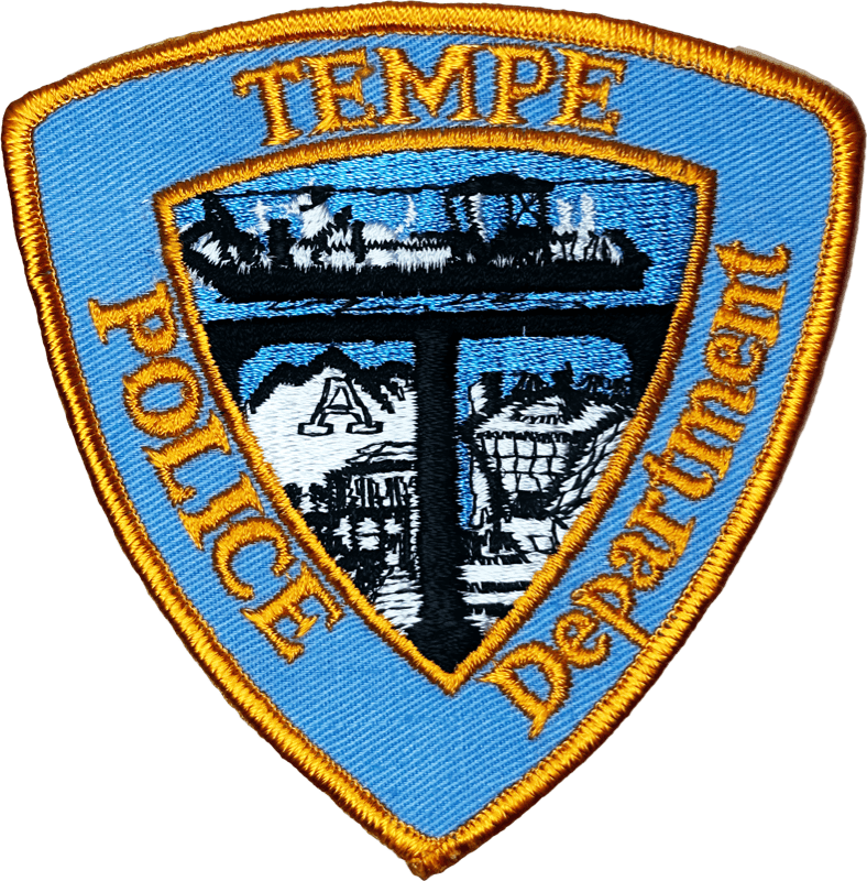 An image of a patch from Tempe Police