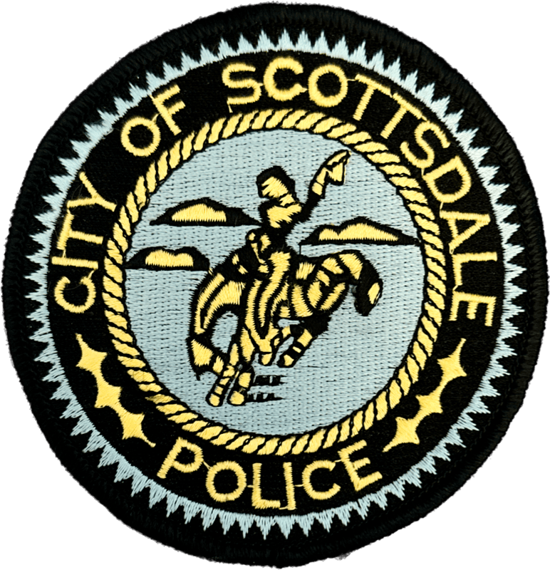 An image of a patch from Scottsdale Police