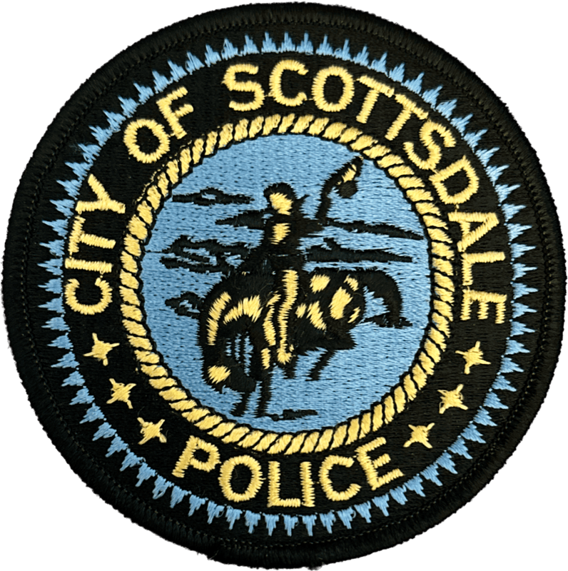 An image of a patch from Scottsdale Police