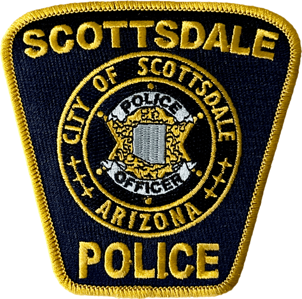 An image of a patch from Scottsdale Police