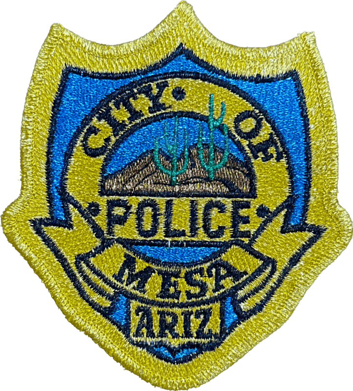 An image of a patch from Mesa Police