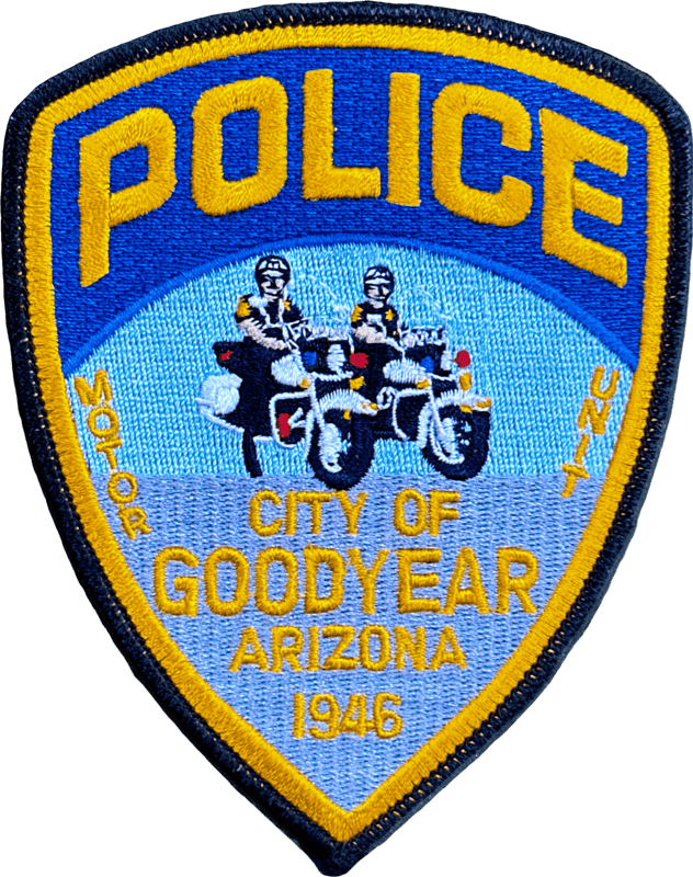 An image of a patch from Goodyear Police