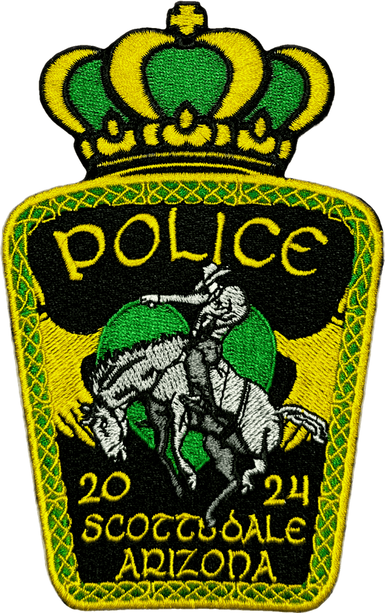 An image of a patch from Scottsdale Police