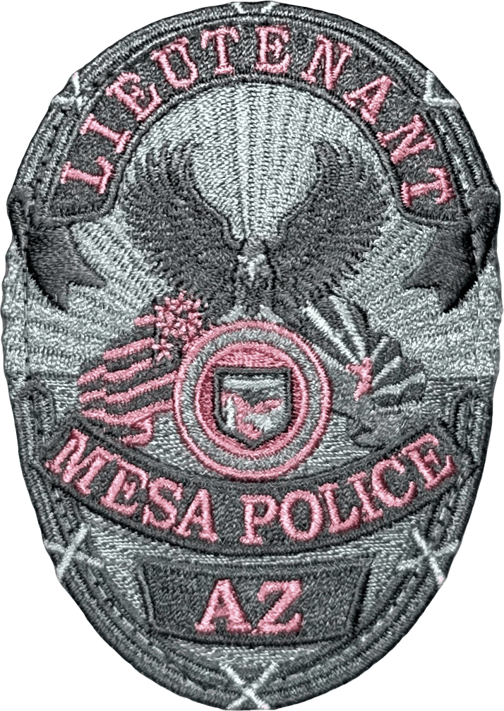 An image of a patch from Mesa Police