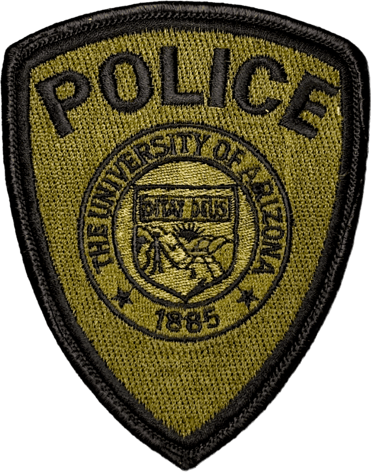 An image of a patch from University of Arizona Police