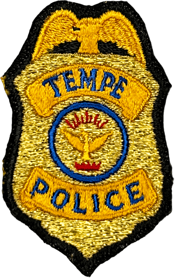 An image of a patch from Tempe Police