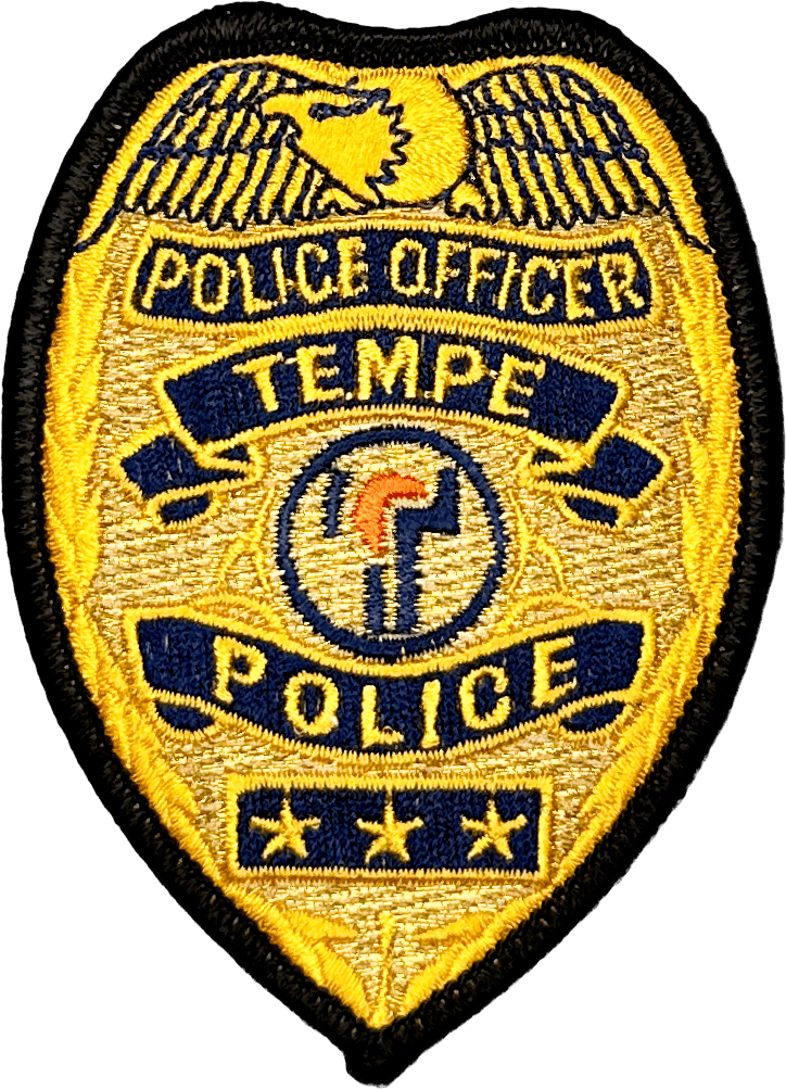 An image of a patch from Tempe Police