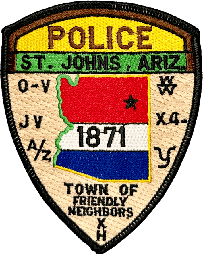 An image of a patch from St Johns Police