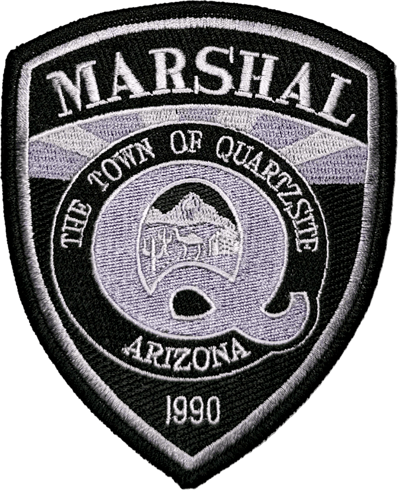 An image of a patch from Quartzsite Police