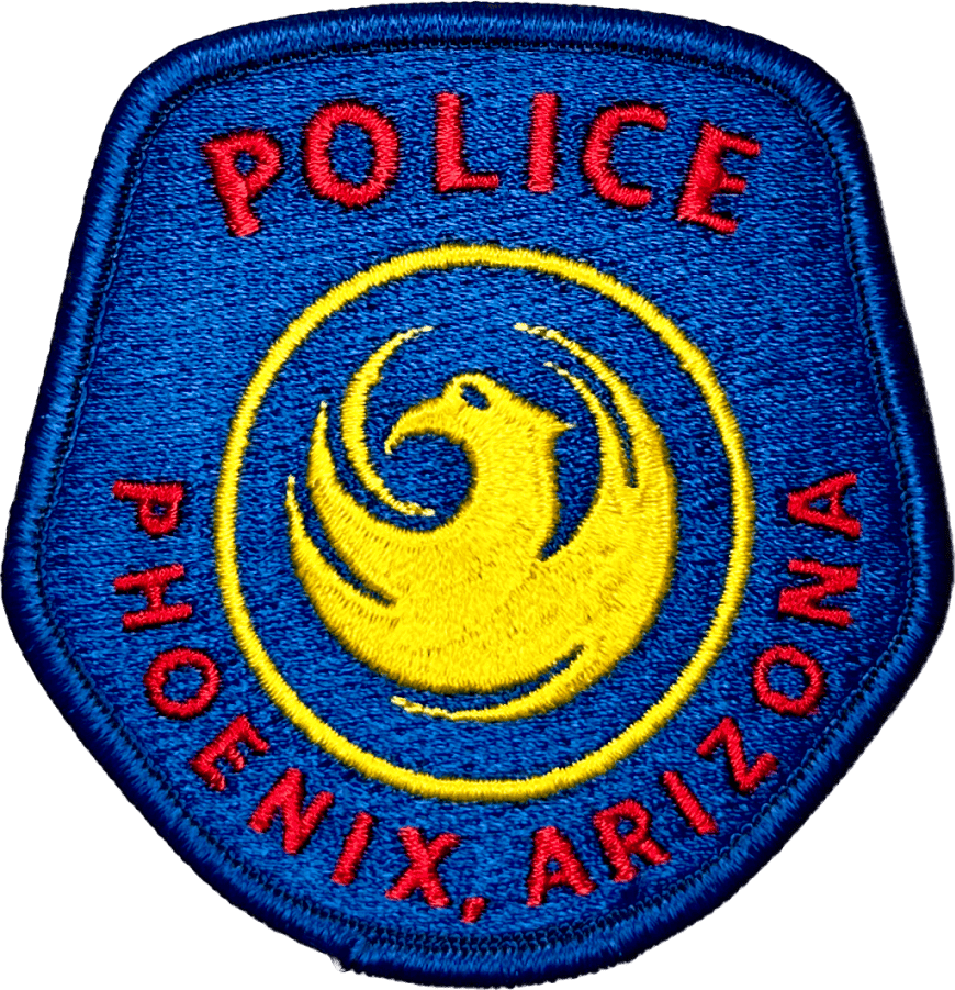 An image of a patch from Phoenix Police