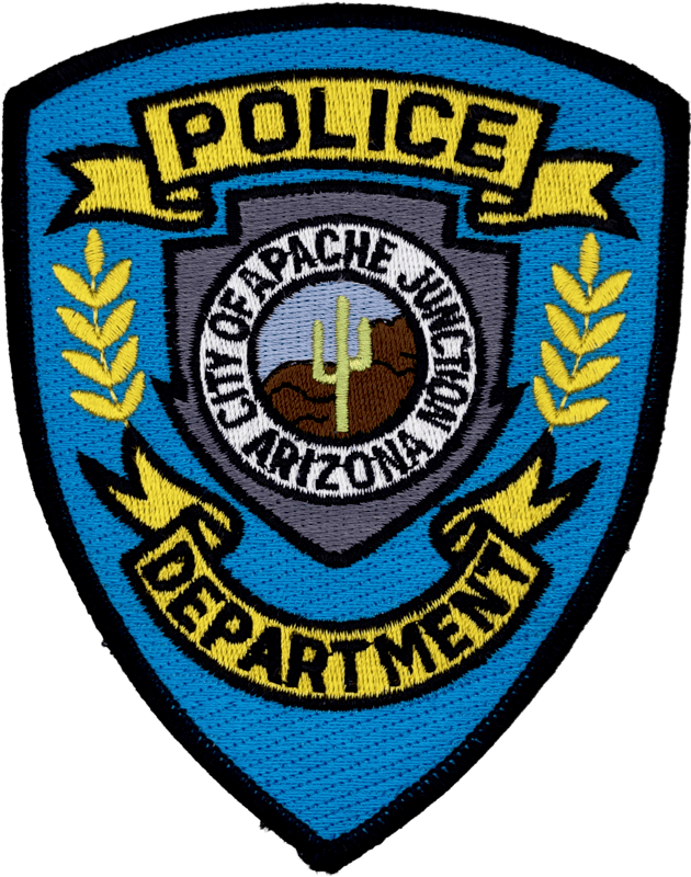 An image of a patch from Apache Junction Police