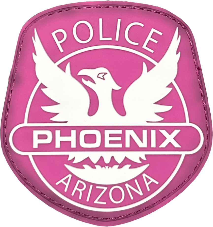 An image of a patch from Phoenix Police