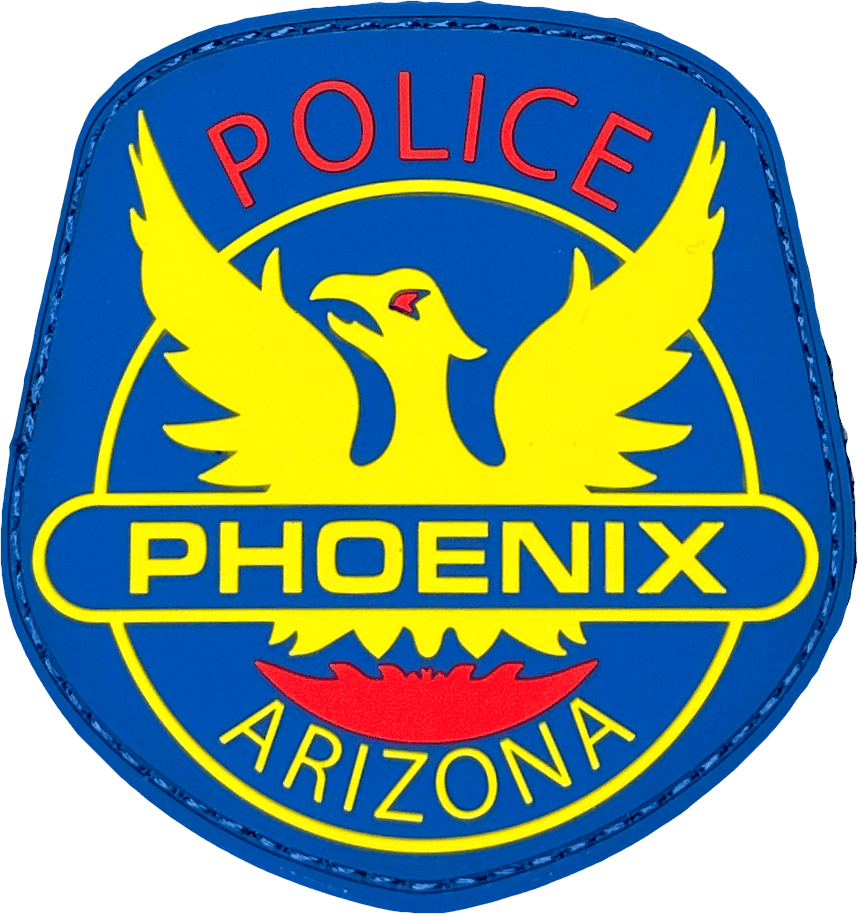 An image of a patch from Phoenix Police