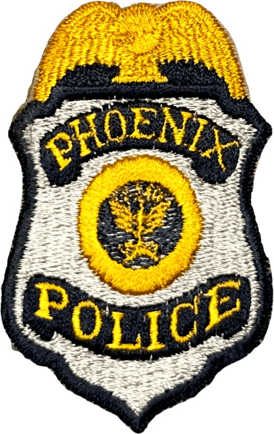 An image of a patch from Phoenix Police